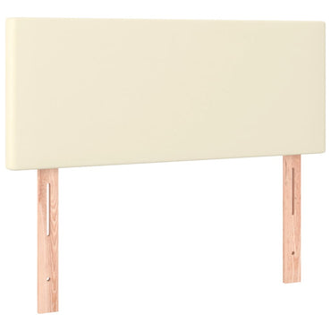 vidaXL Kopfteil Creme 90x5x78/88 cm Kunstleder