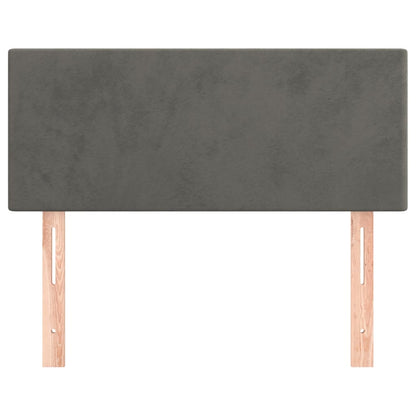 vidaXL Kopfteil Dunkelgrau 90x5x78/88 cm Samt