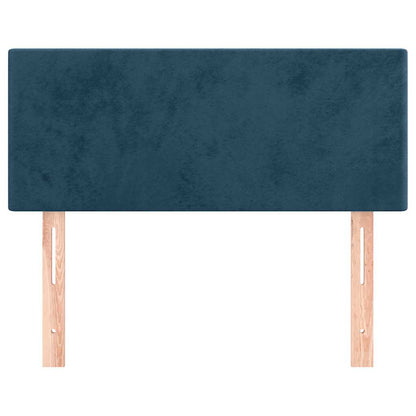 vidaXL Kopfteil Dunkelblau 90x5x78/88 cm Samt