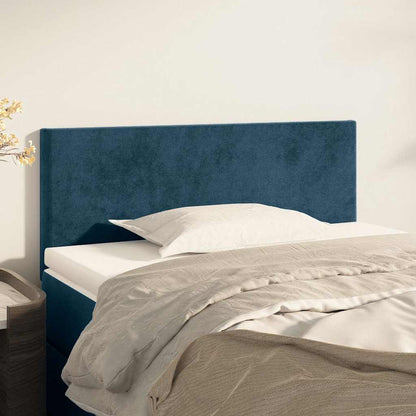 vidaXL Kopfteil Dunkelblau 90x5x78/88 cm Samt