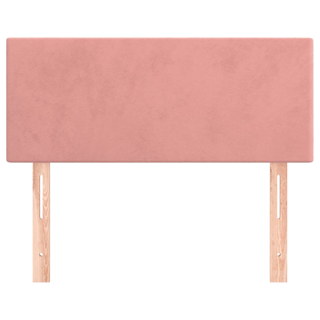 vidaXL Kopfteil Rosa 90x5x78/88 cm Samt