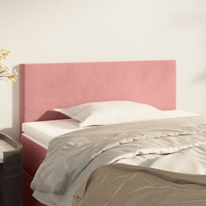 vidaXL Kopfteil Rosa 90x5x78/88 cm Samt