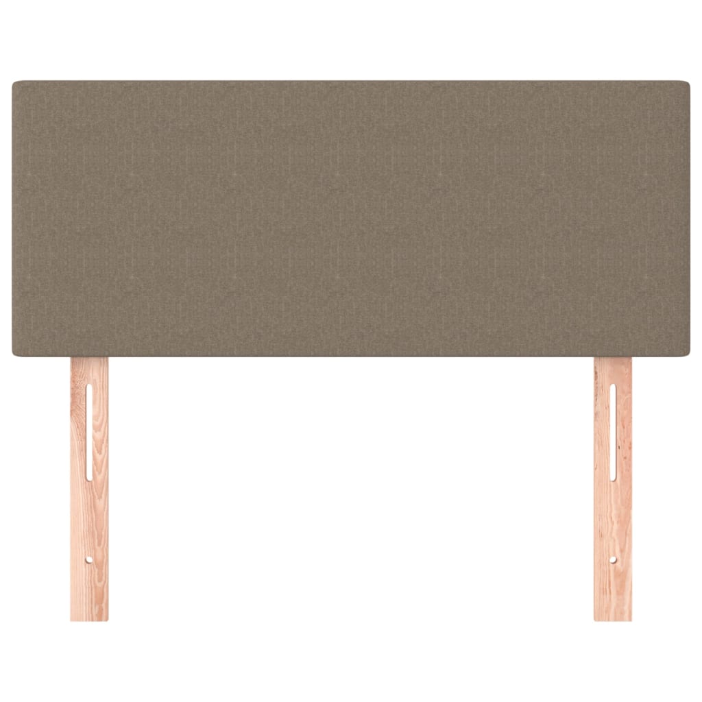 vidaXL Kopfteil Taupe 100x5x78/88 cm Stoff