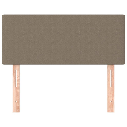 vidaXL Kopfteil Taupe 100x5x78/88 cm Stoff