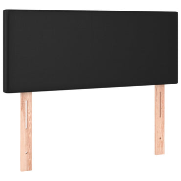 vidaXL Kopfteil Schwarz 100x5x78/88 cm Kunstleder