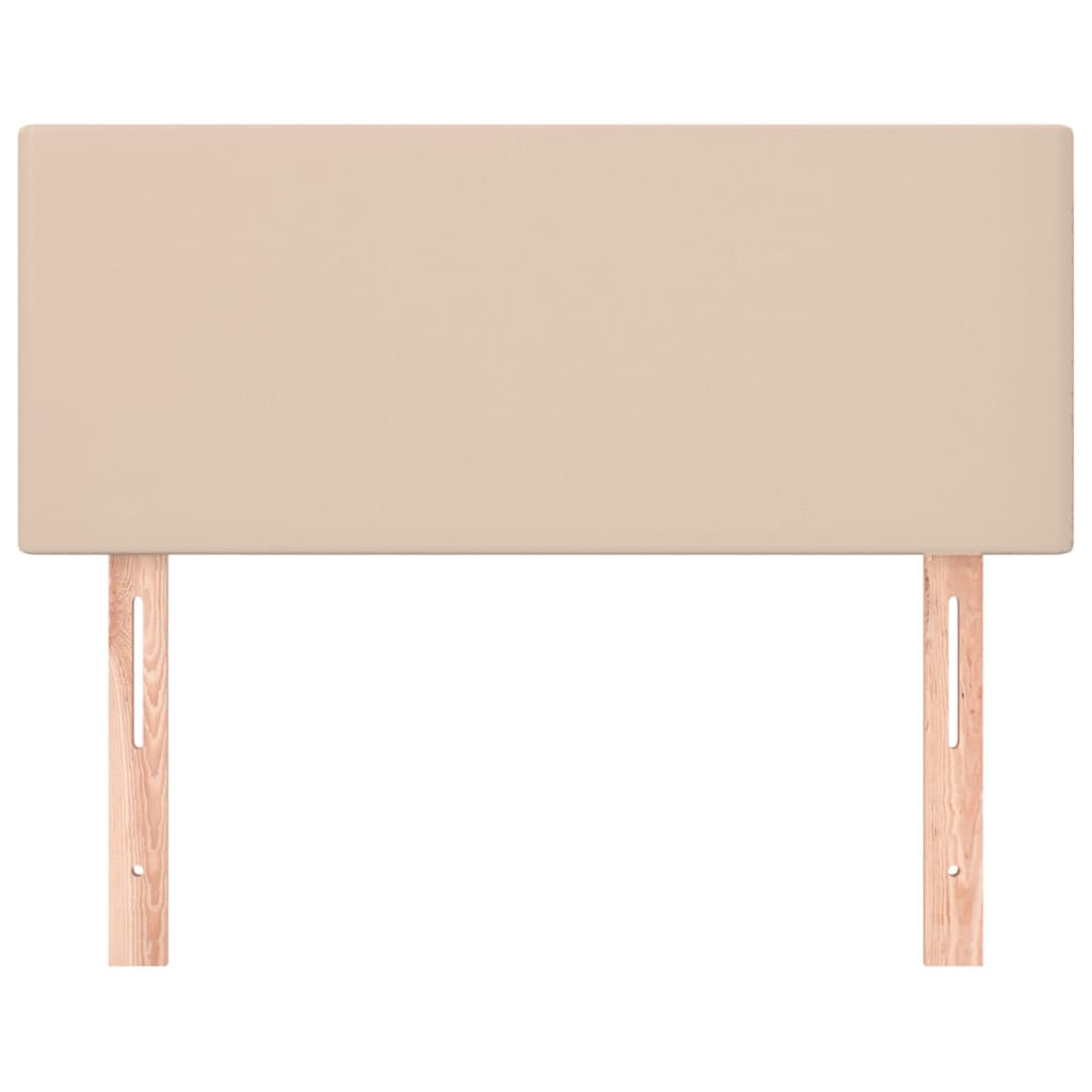 vidaXL Kopfteil Cappuccino-Braun 100x5x78/88 cm Kunstleder