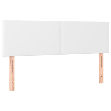 vidaXL Kopfteile 2 Stk. Weiß 72x5x78/88 cm Kunstleder