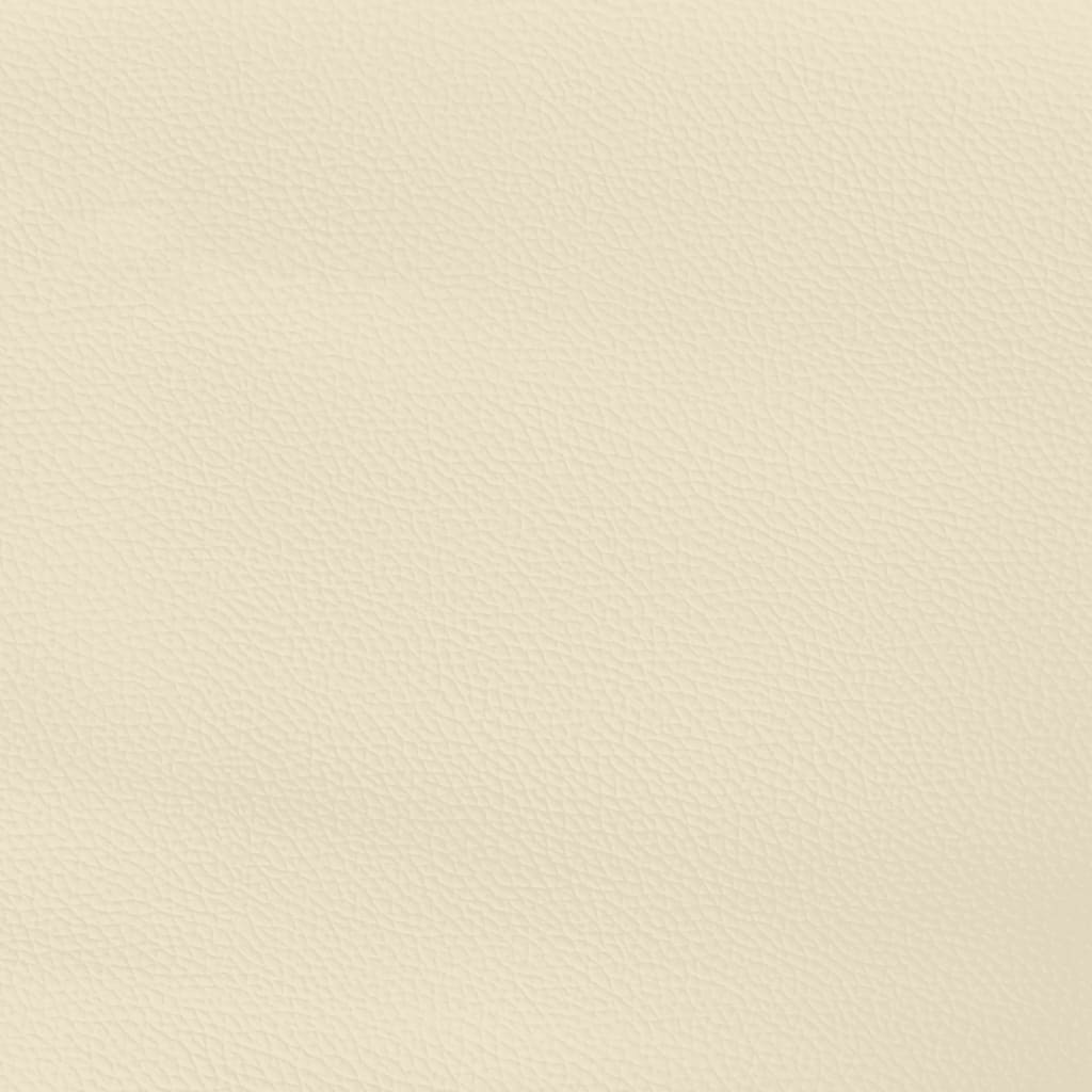 vidaXL Kopfteile 2 Stk. Creme 80x5x78/88 cm Kunstleder