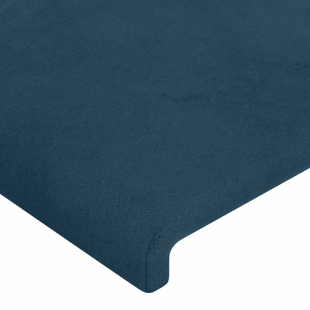vidaXL Kopfteile 2 Stk. Dunkelblau 80x5x78/88 cm Samt