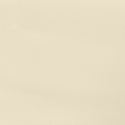 Kopfteile 2 Stk. Creme 90x5x78/88 cm Kunstleder