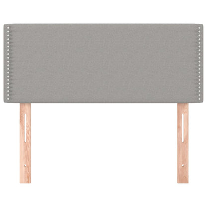 vidaXL Kopfteil Hellgrau 80x5x78/88 cm Stoff
