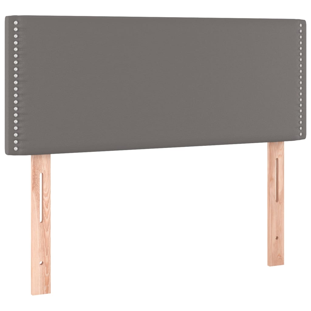 vidaXL Kopfteil Grau 80x5x78/88 cm Kunstleder