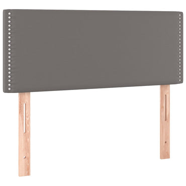 vidaXL Kopfteil Grau 80x5x78/88 cm Kunstleder