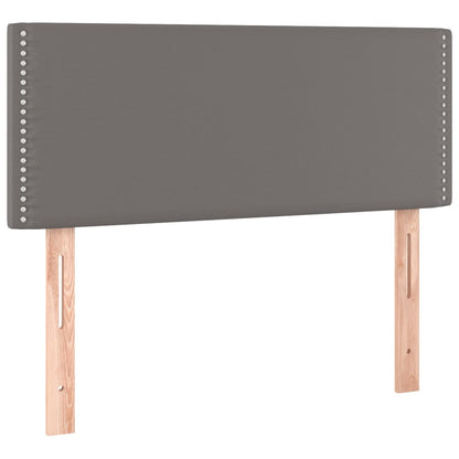 vidaXL Kopfteil Grau 80x5x78/88 cm Kunstleder