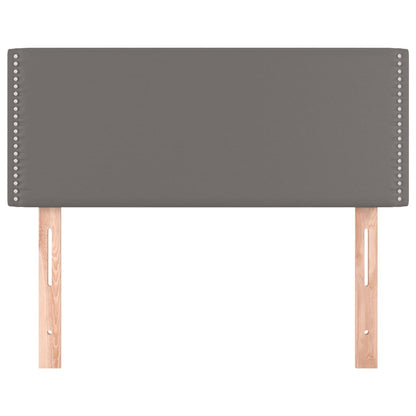 vidaXL Kopfteil Grau 80x5x78/88 cm Kunstleder