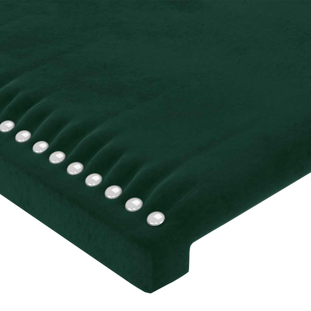 vidaXL Kopfteil Dunkelgrün 80x5x78/88 cm Samt