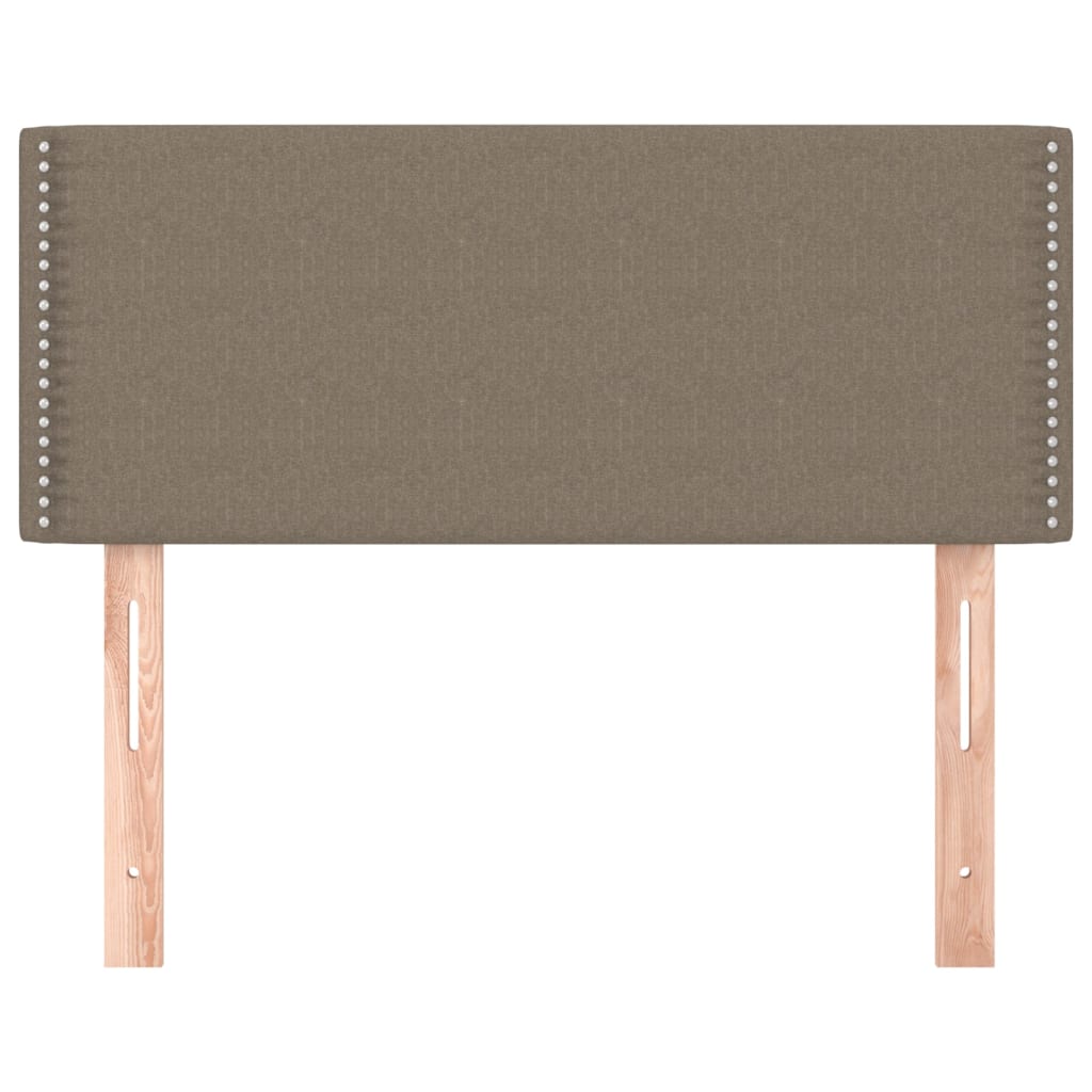 vidaXL Kopfteil Taupe 90x5x78/88 cm Stoff