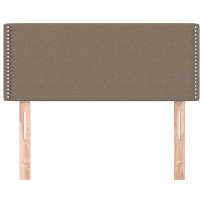 vidaXL Kopfteil Taupe 90x5x78/88 cm Stoff