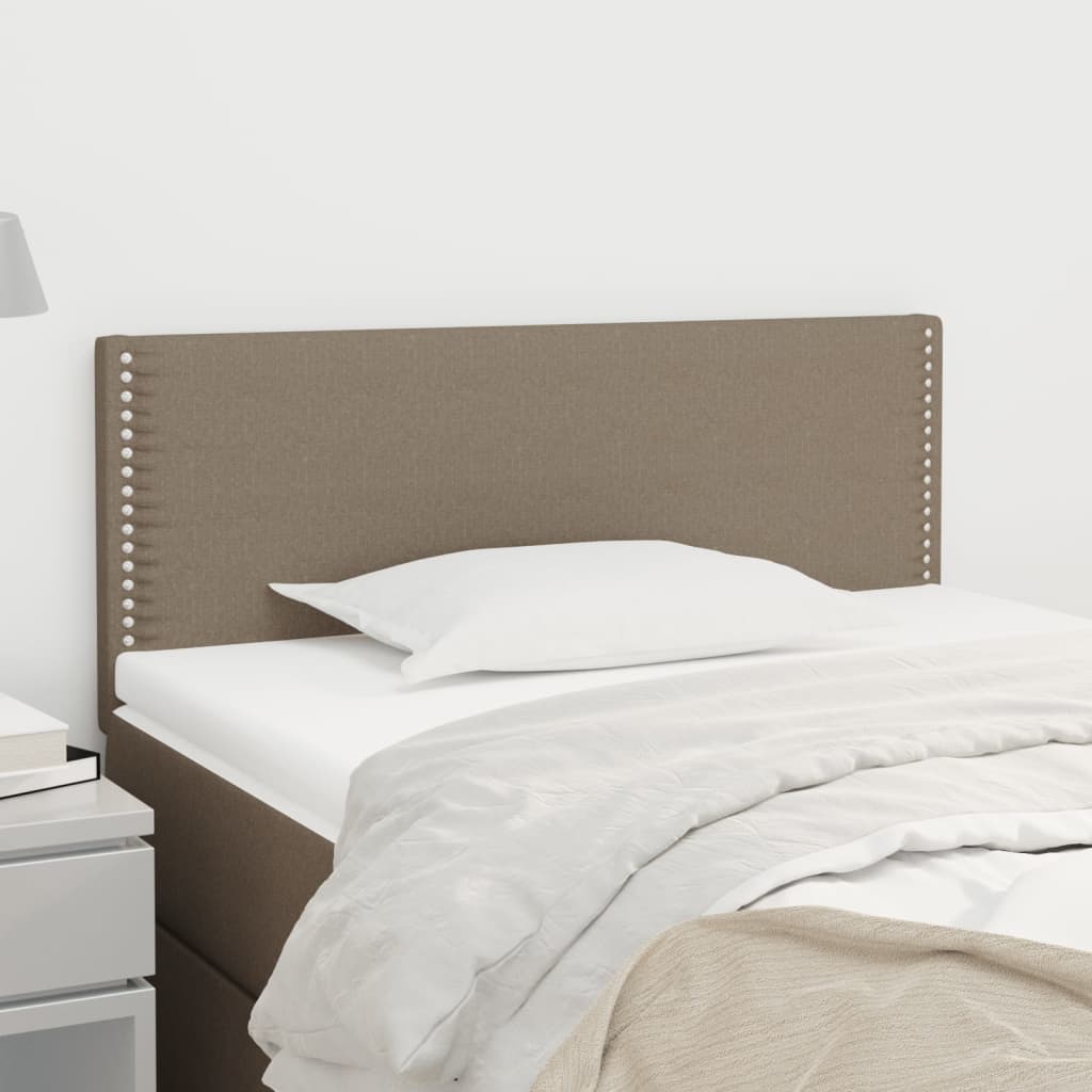 vidaXL Kopfteil Taupe 90x5x78/88 cm Stoff