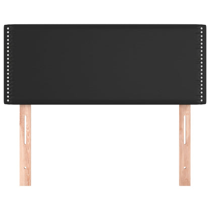 vidaXL Kopfteil Schwarz 90x5x78/88 cm Kunstleder