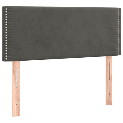 vidaXL Kopfteil Dunkelgrau 90x5x78/88 cm Samt
