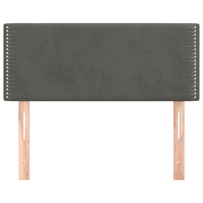 vidaXL Kopfteil Dunkelgrau 90x5x78/88 cm Samt