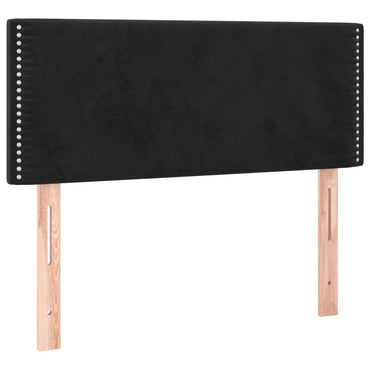vidaXL Kopfteil Schwarz 90x5x78/88 cm Samt