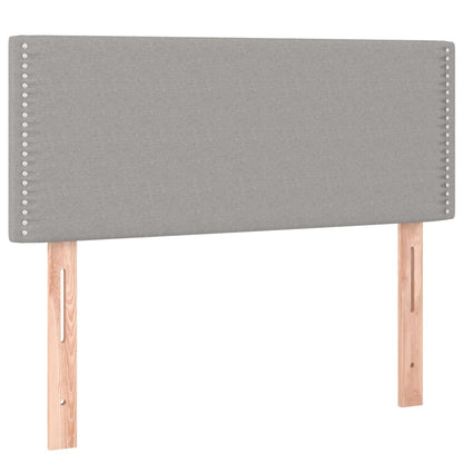 vidaXL Kopfteil Hellgrau 100x5x78/88 cm Stoff