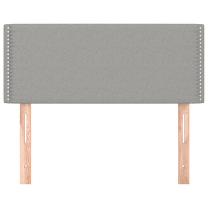 vidaXL Kopfteil Hellgrau 100x5x78/88 cm Stoff