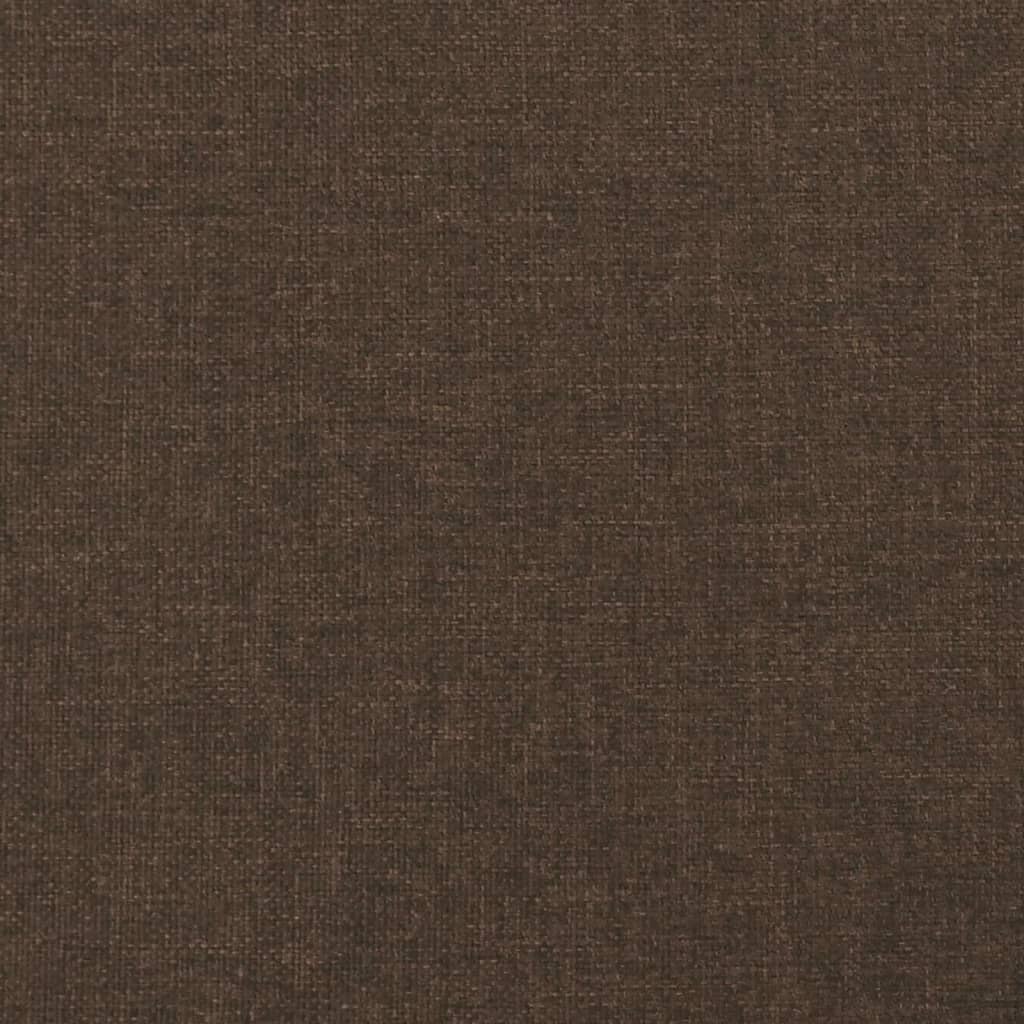 vidaXL Kopfteile 2 Stk. Dunkelbraun 72x5x78/88 cm Stoff