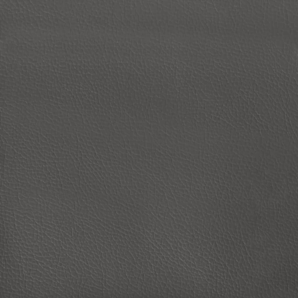 vidaXL Kopfteile 2 Stk. Grau 90x5x78/88 cm Kunstleder