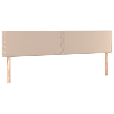 vidaXL Kopfteile 2 Stk. Cappuccino-Braun 90x5x78/88 cm Kunstleder