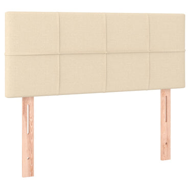 vidaXL Tête de lit crème 80x5x78/88 cm Tissu
