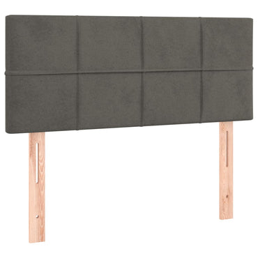 vidaXL Kopfteil Dunkelgrau 80x5x78/88 cm Samt