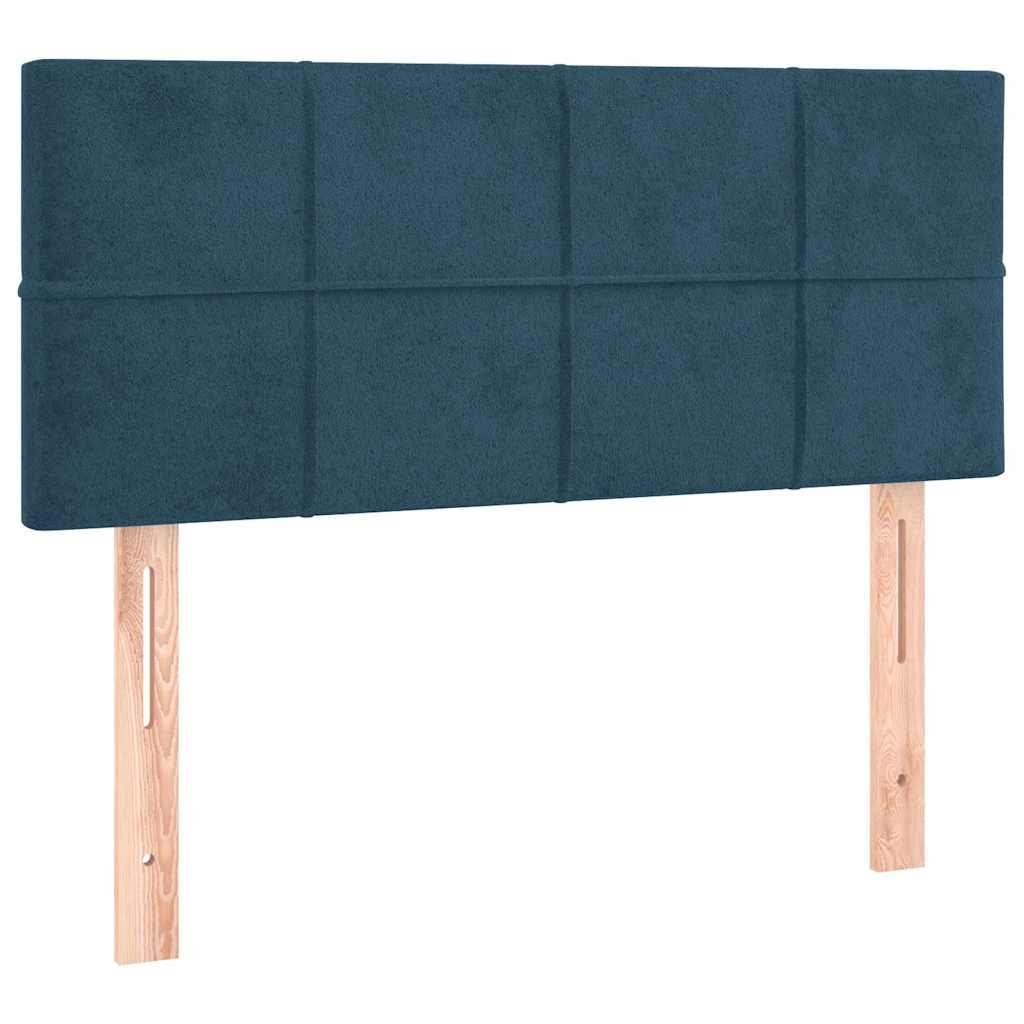 vidaXL Kopfteil Dunkelblau 80x5x78/88 cm Samt
