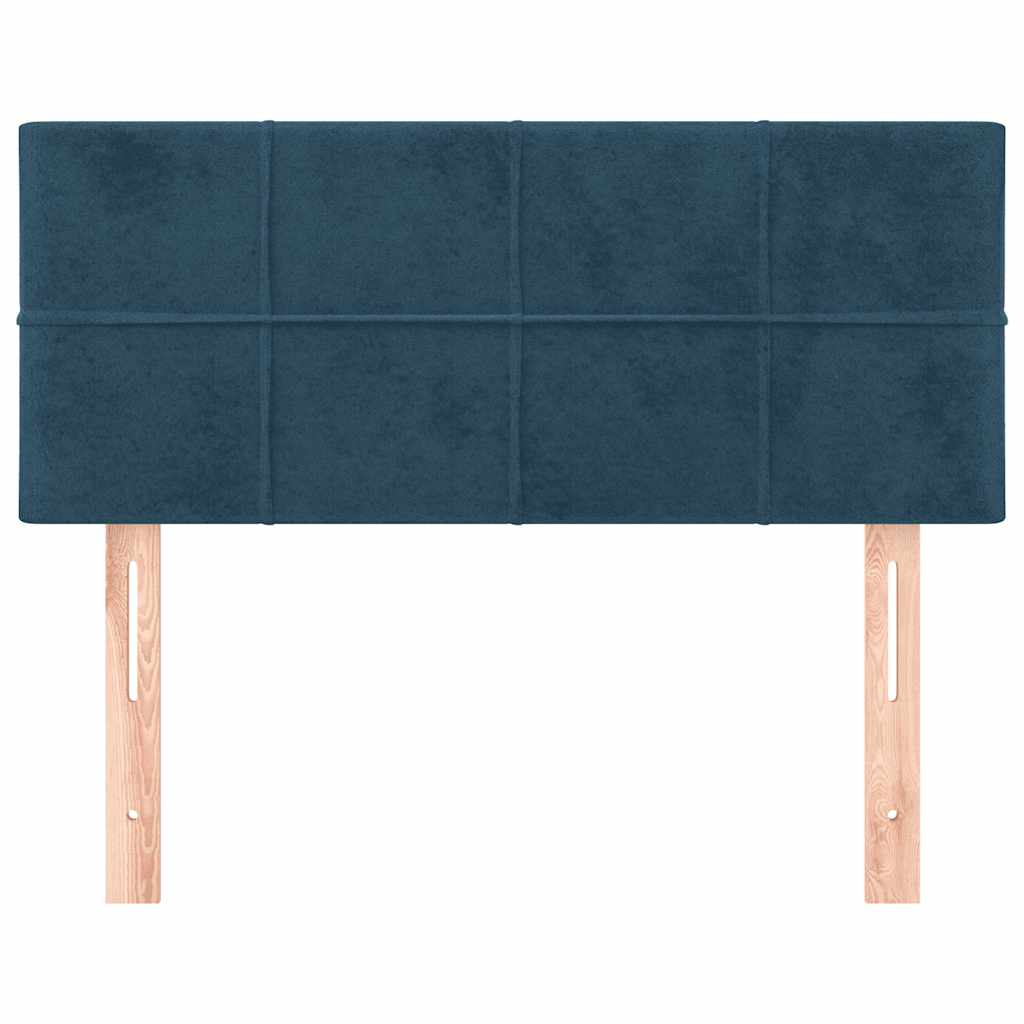 vidaXL Kopfteil Dunkelblau 80x5x78/88 cm Samt