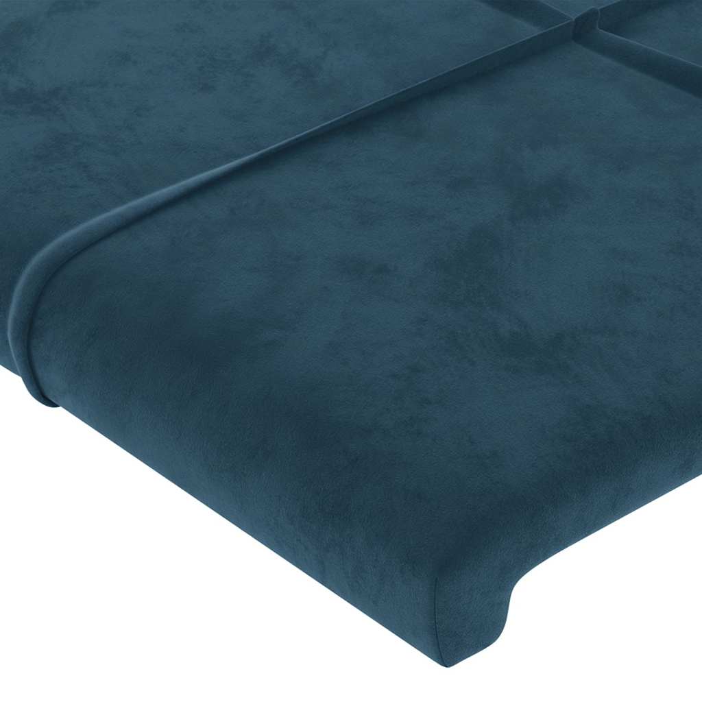 vidaXL Kopfteil Dunkelblau 80x5x78/88 cm Samt