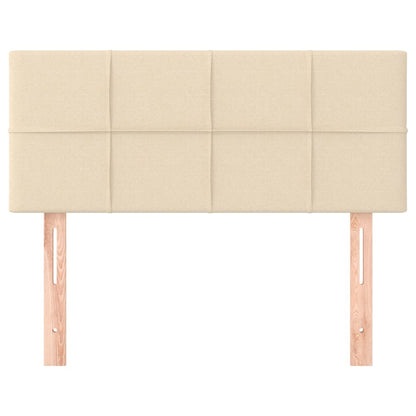 vidaXL Kopfteil Creme 90x5x78/88 cm Stoff