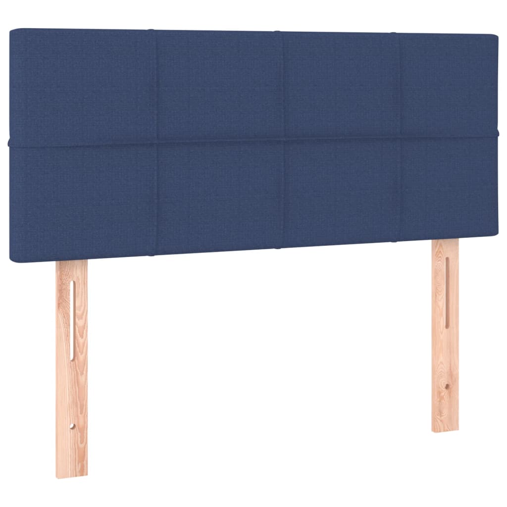 vidaXL Kopfteil Blau 90x5x78/88 cm Stoff
