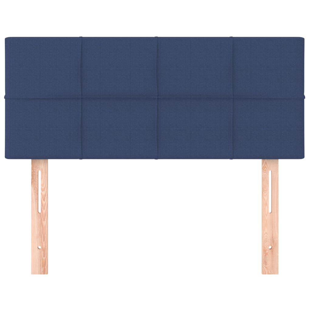 vidaXL Kopfteil Blau 90x5x78/88 cm Stoff