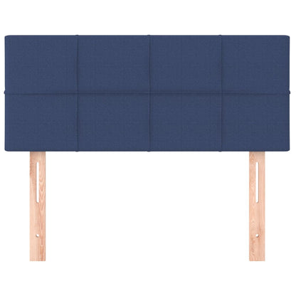 vidaXL Kopfteil Blau 90x5x78/88 cm Stoff