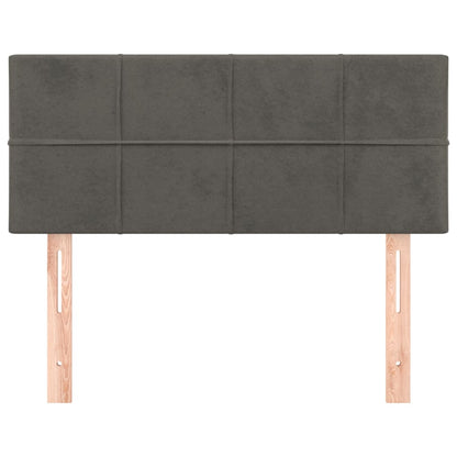 vidaXL Kopfteil Dunkelgrau 90x5x78/88 cm Samt