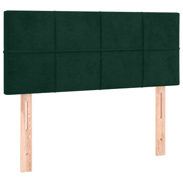 vidaXL Kopfteil Dunkelgrün 90x5x78/88 cm Samt