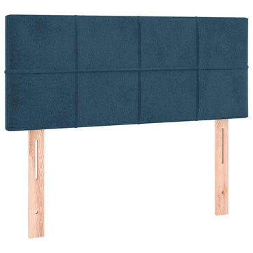 vidaXL Kopfteil Dunkelblau 90x5x78/88 cm Samt
