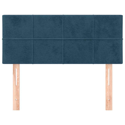 vidaXL Kopfteil Dunkelblau 100x5x78/88 cm Samt