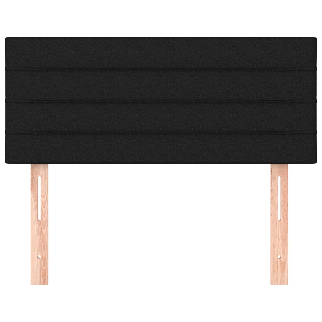 vidaXL Kopfteil Schwarz 80x5x78/88 cm Stoff