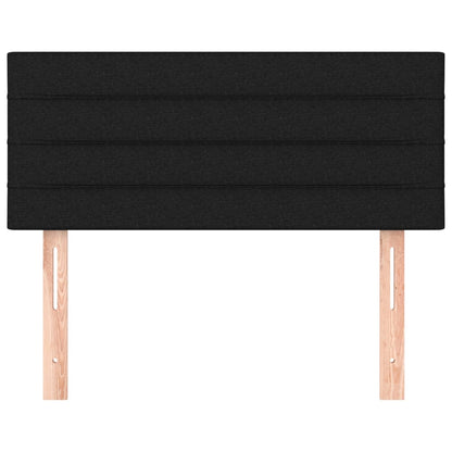 vidaXL Kopfteil Schwarz 80x5x78/88 cm Stoff