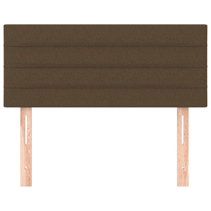 vidaXL Tête de lit marron foncé 80x5x78/88 cm tissu