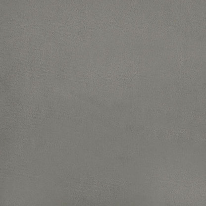 vidaXL Kopfteil Hellgrau 80x5x78/88 cm Samt