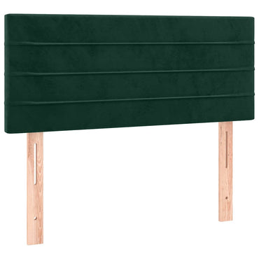 vidaXL Kopfteil Dunkelgrün 80x5x78/88 cm Samt
